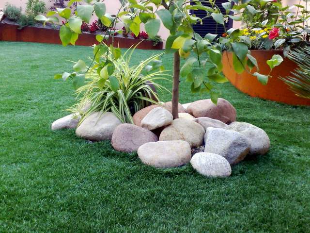 JardinerÃa con piedras. ideas prácticas para disfrutar de espacios ... Decoración Jardín Piedras