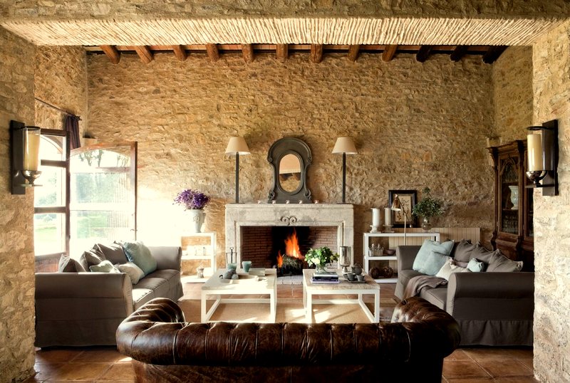 Tendencias para decorar un cálido living. confort en diseños de ...