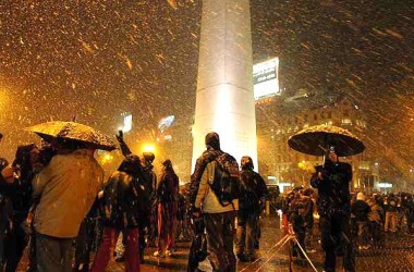 9 de julio de 2007: El día que nevó en Buenos Aires