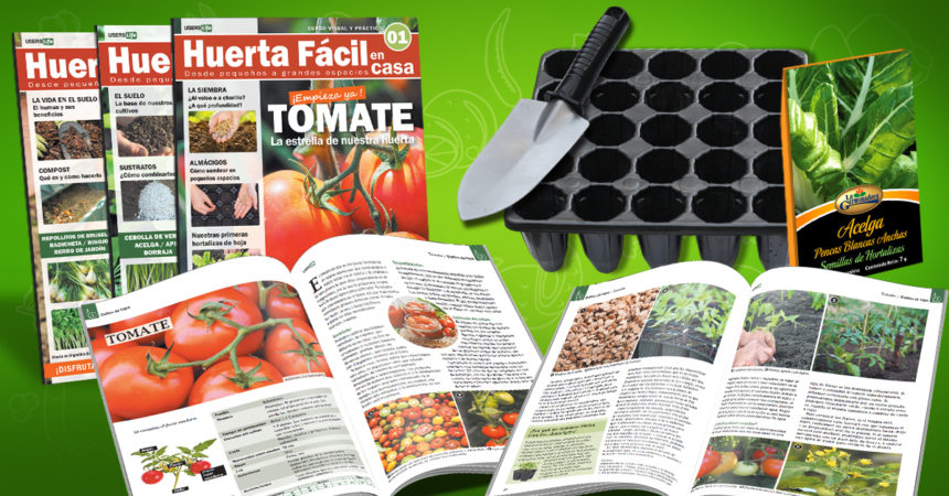 Huerta Fácil en Casa ¡Nuevo curso en fascículos! Huerta Fácil en Casa ¡Nuevo curso en fascículos!