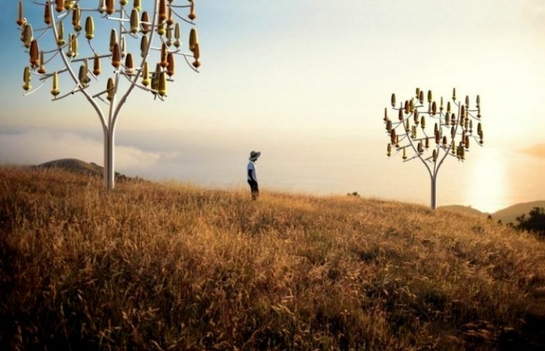 Wind Tree, el “árbol del futuro» que produce energía eléctrica